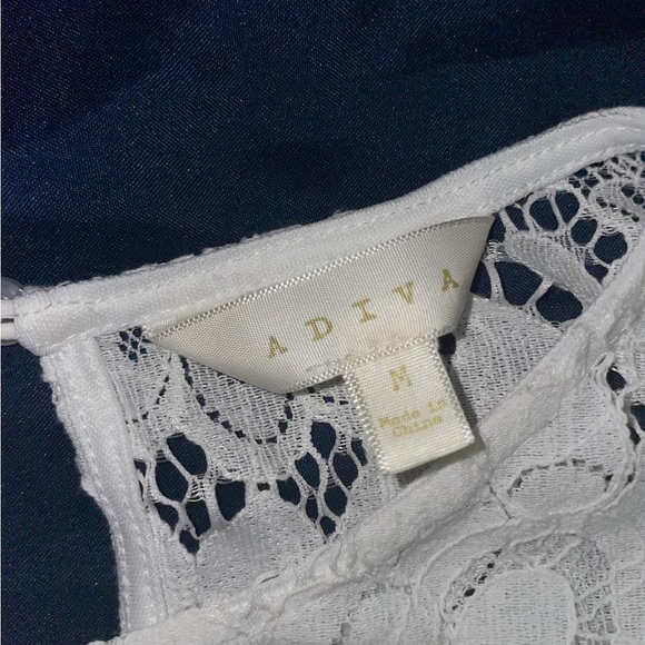 Adiva Floral Lace White Blouse - Picture 2 of 5